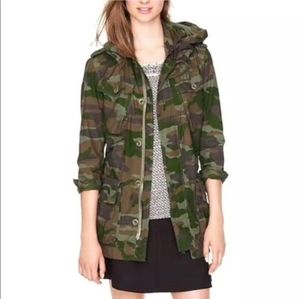 J Crew Utility Military Style Jacket Ladies Size S
